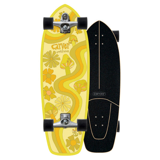 CARVER C7 30.25‘’ Trippie Hippie Surfskate Complete Skateboards CARVER SKATEBOARDS 