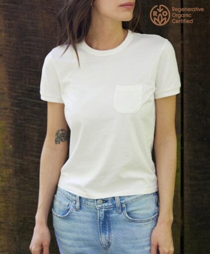 Outerknown Sojourn Shrunken Pocket Tee W Tees OUTERKNOWN WOMENS 