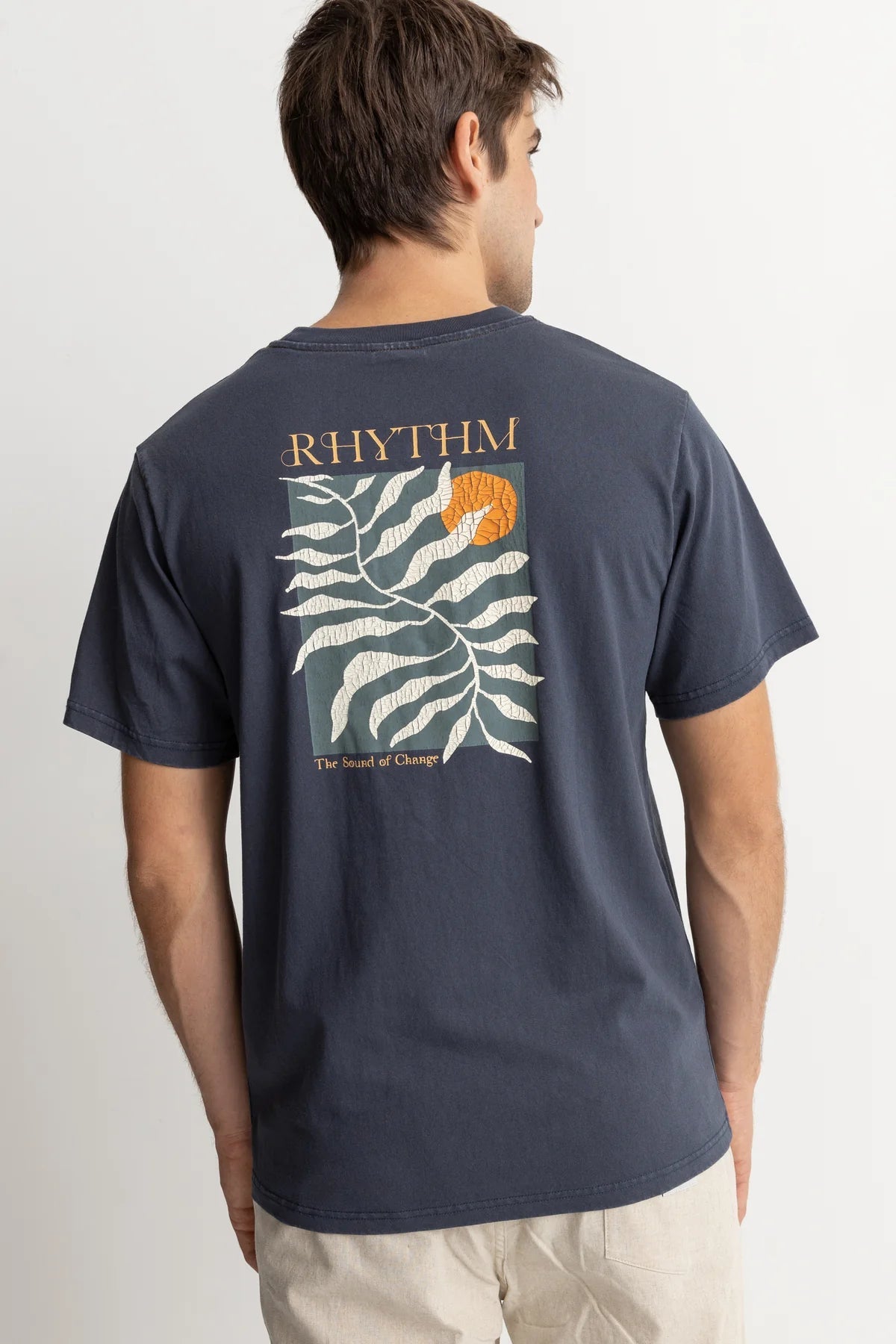 Rhythm Fern Vintage Short Sleeve T-Shirt M Shirts RHYTHM MENS 