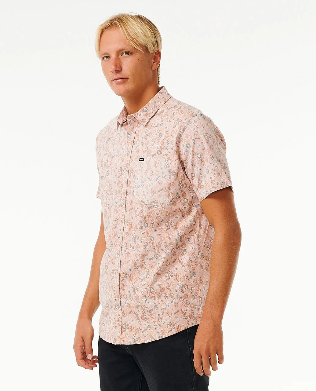 RipCurl Floral Reef S/S Shirt M Shirts RIPCURL MENS 