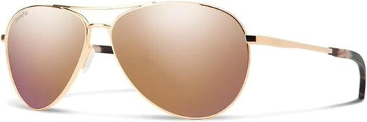 SMITH Langley 2 Rose Gold ChromaPop Polarized Rose Gold Mirror Sunglasses SMITH OPTICS 