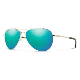 SMITH Langley Gold Frame/ChromaPop™ Opal Mirror Lens Sunglasses SMITH OPTICS 