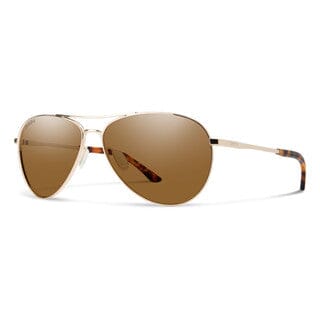 SMITH Langley Gold Frame/ChromaPop™ Polarized Brown Lens Sunglasses SMITH OPTICS 