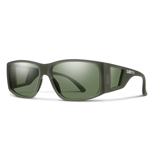 SMITH MONROE PEAK Matte Moss Crystal ChromaPop Polarized Gray Green Sunglasses SMITH OPTICS 