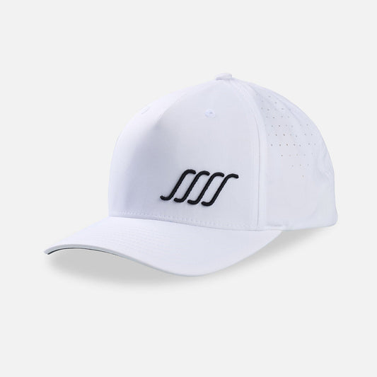 South Swell SSSS Performance Trucker Hat Hats SOUTH SWELL White/Black 