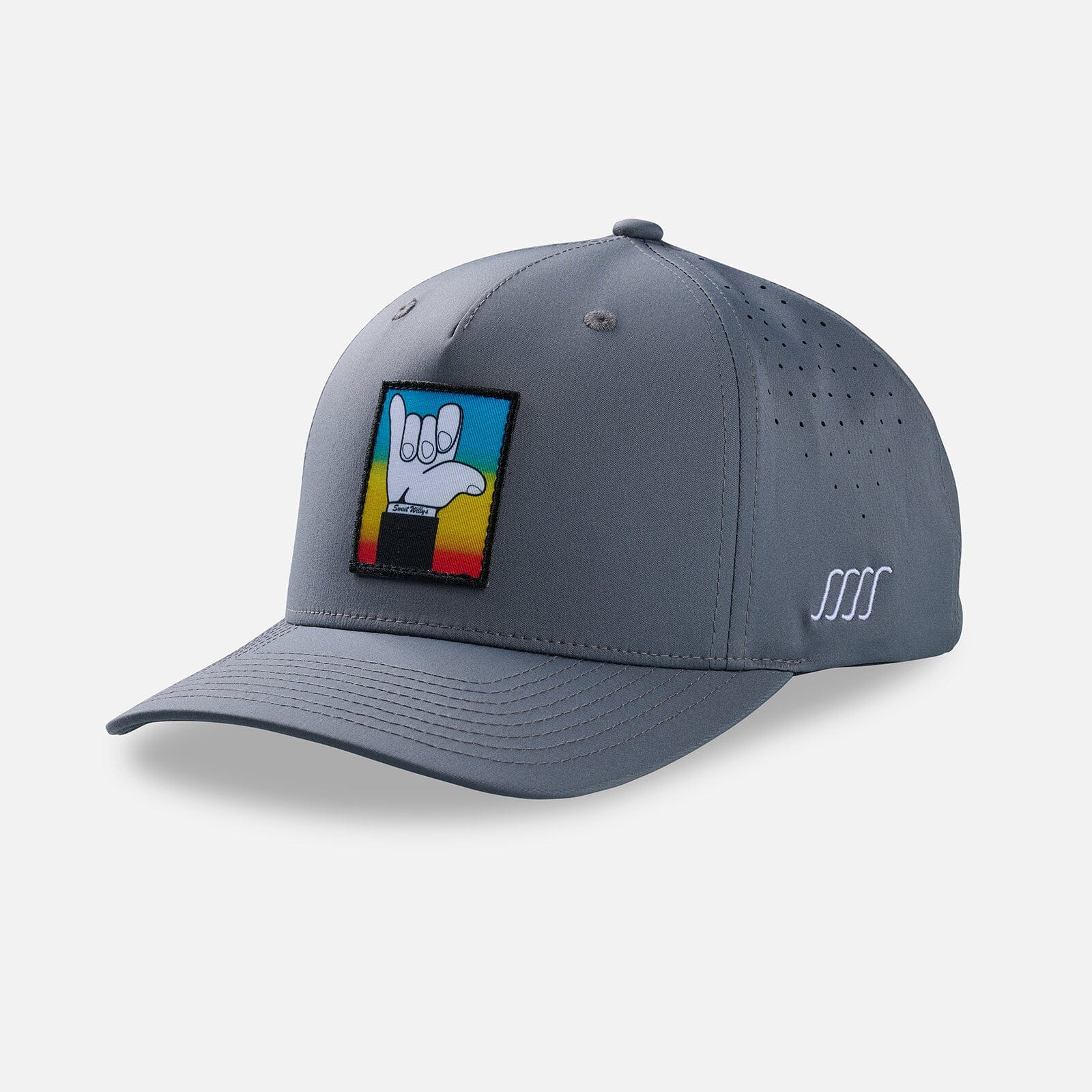 South Swell X Sweet Willy Patch Performance Hat Hats SOUTH SWELL Charcoal 