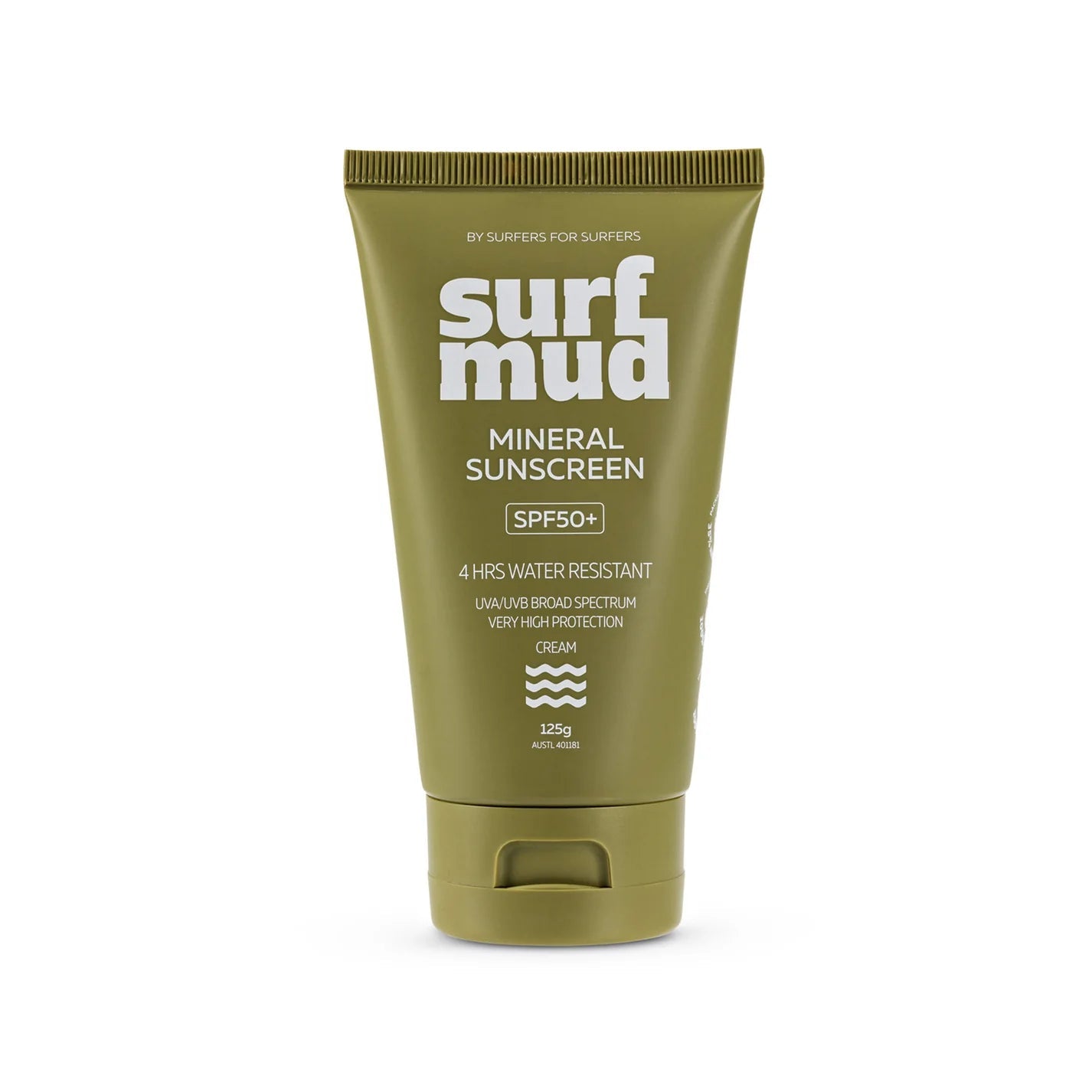Surf Mud Mineral Sunscreen SPF50+ Sunscreen SURF MUD 125g 