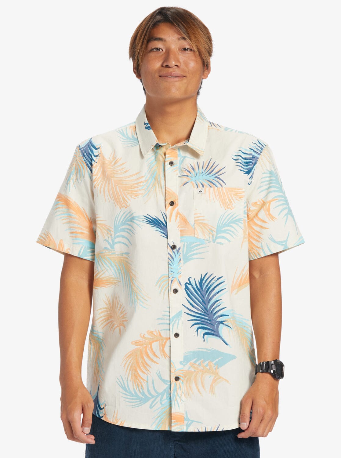 Quiksilver Tropical Glitch Short Sleeve Shirt Apparel & Accessories > Clothing QUIKSILVER MENS 