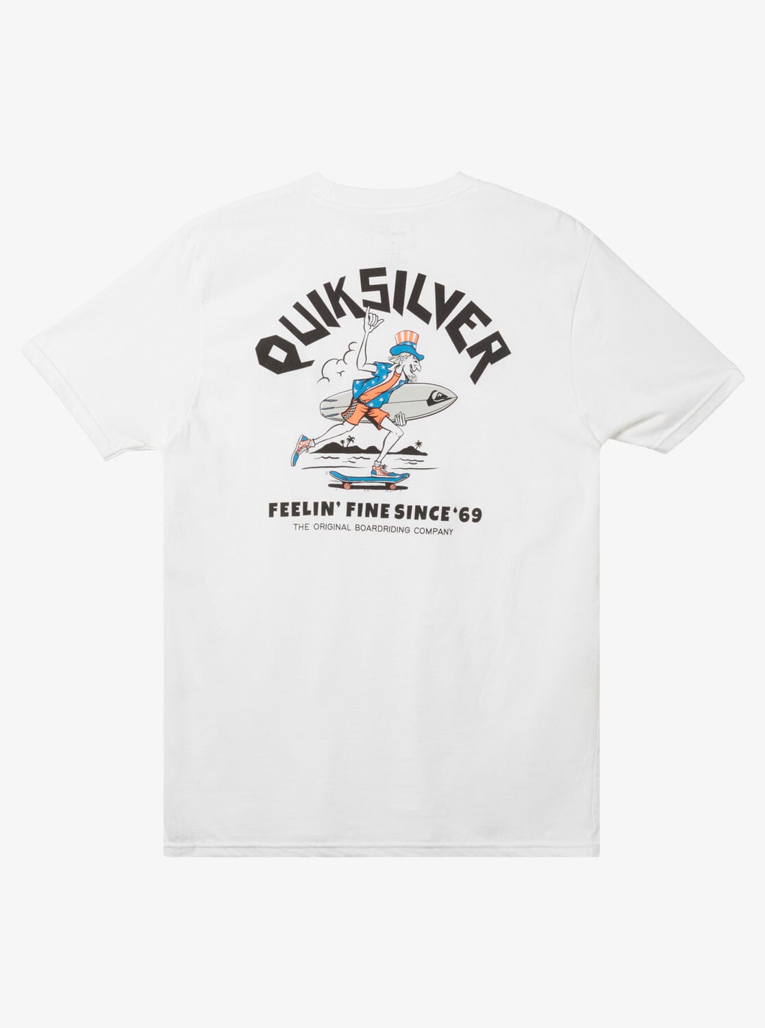 Quiksilver Uncle Slam T-Shirt M Tees QUIKSILVER MENS 
