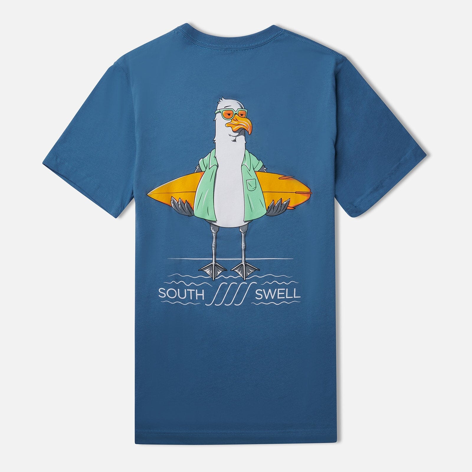 SOUTH SWELL Albatross Tee M Tees SOUTH SWELL S Steel Blue 