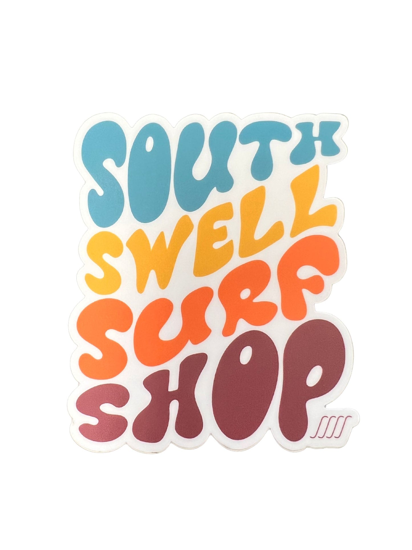 SOUTH SWELL Bubble Sticker Stickers SOUTH SWELL 