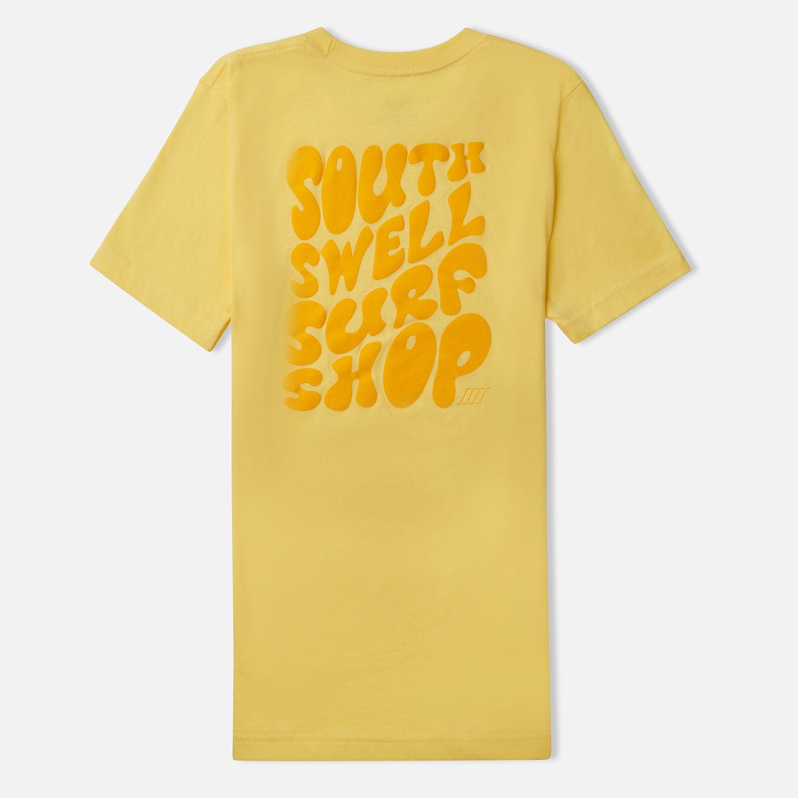 SOUTH SWELL Bubble Text Tee W Tees SOUTH SWELL XS Yellow 