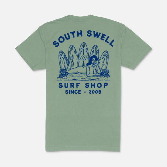 South Swell No Tan Lines Tee M Tees SOUTH SWELL SAGE S 