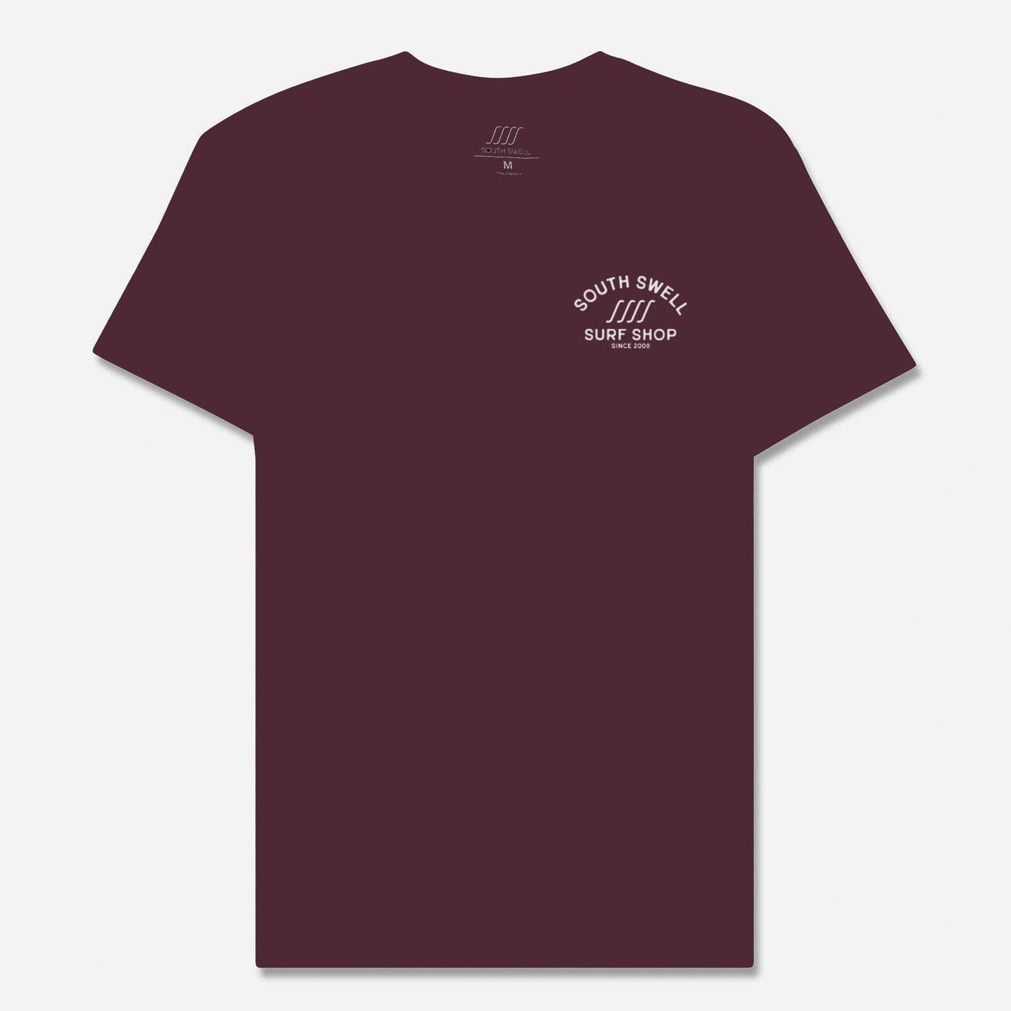 SOUTH SWELL Shred Til Dead Tee - Oxblood SOUTH SWELL 