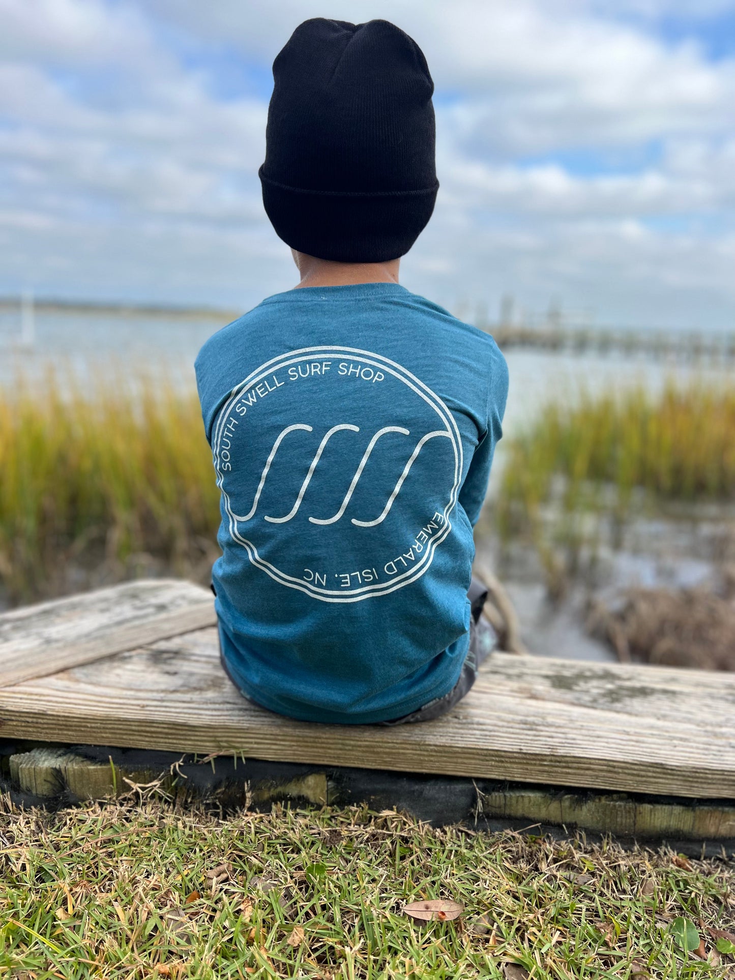 South Swell Youth Circle Longsleeve SOUTH SWELL Teal M 